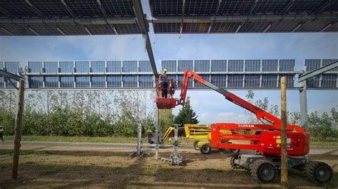 tracker agricole|Nouveau design de tracker pour l’agrivoltaïque .